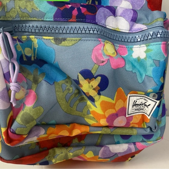 Herschel Supply Company Heritage Little Herschel Backpack Floral Flowers NWT - Picture 4 of 8